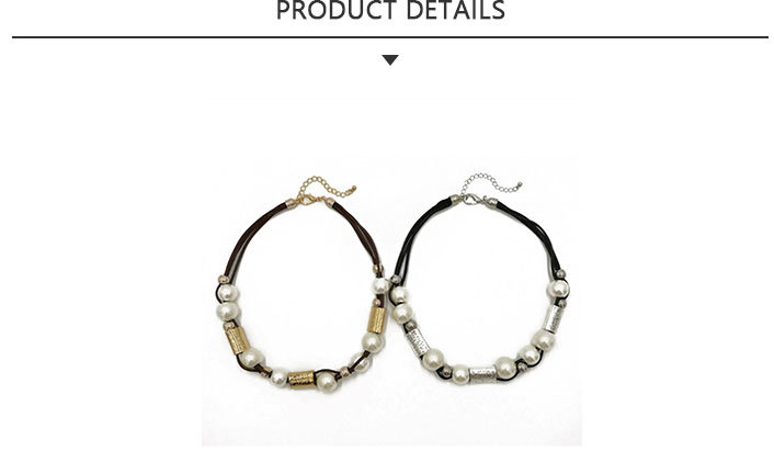 New Product Fashion Jewelry Pearl Beaded Necklace