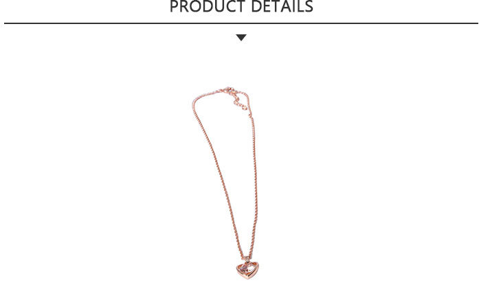 Promotional Fashion Jewelry Set Heart Pendant Necklace