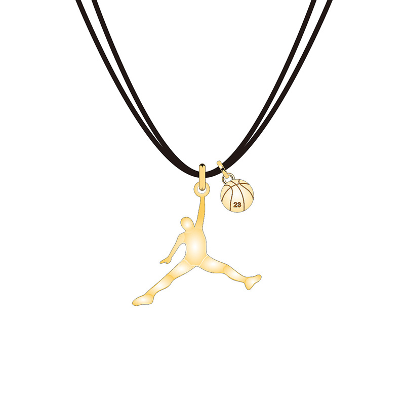 Best Fashion Basketball Golden Imitation Jewelry