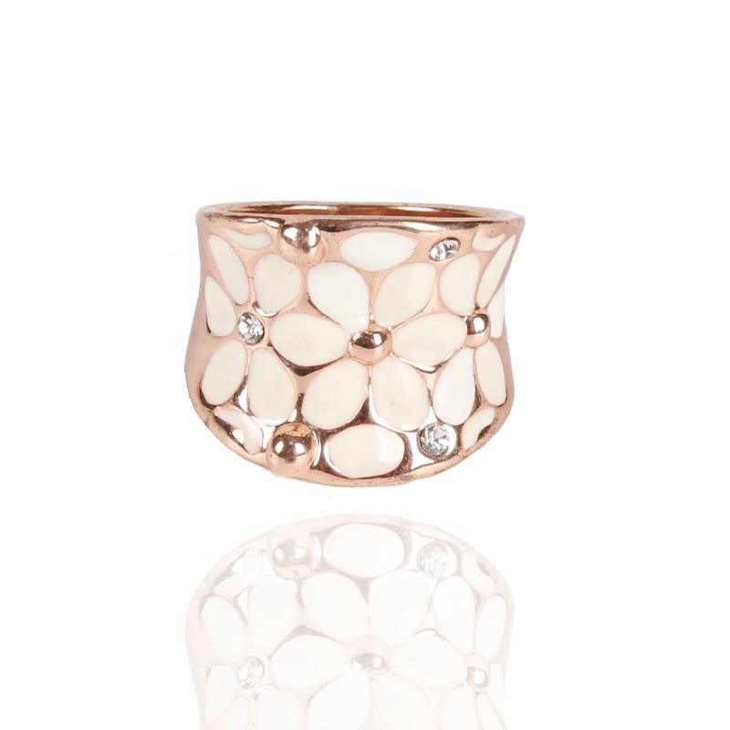 Petal Combination Rose Gold Ring