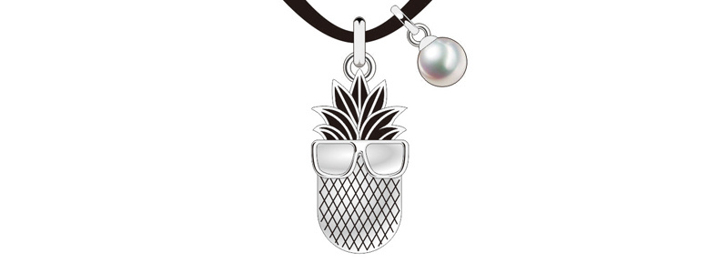 Cool and Handsome Pineapple Glasses Style Jewelry Set