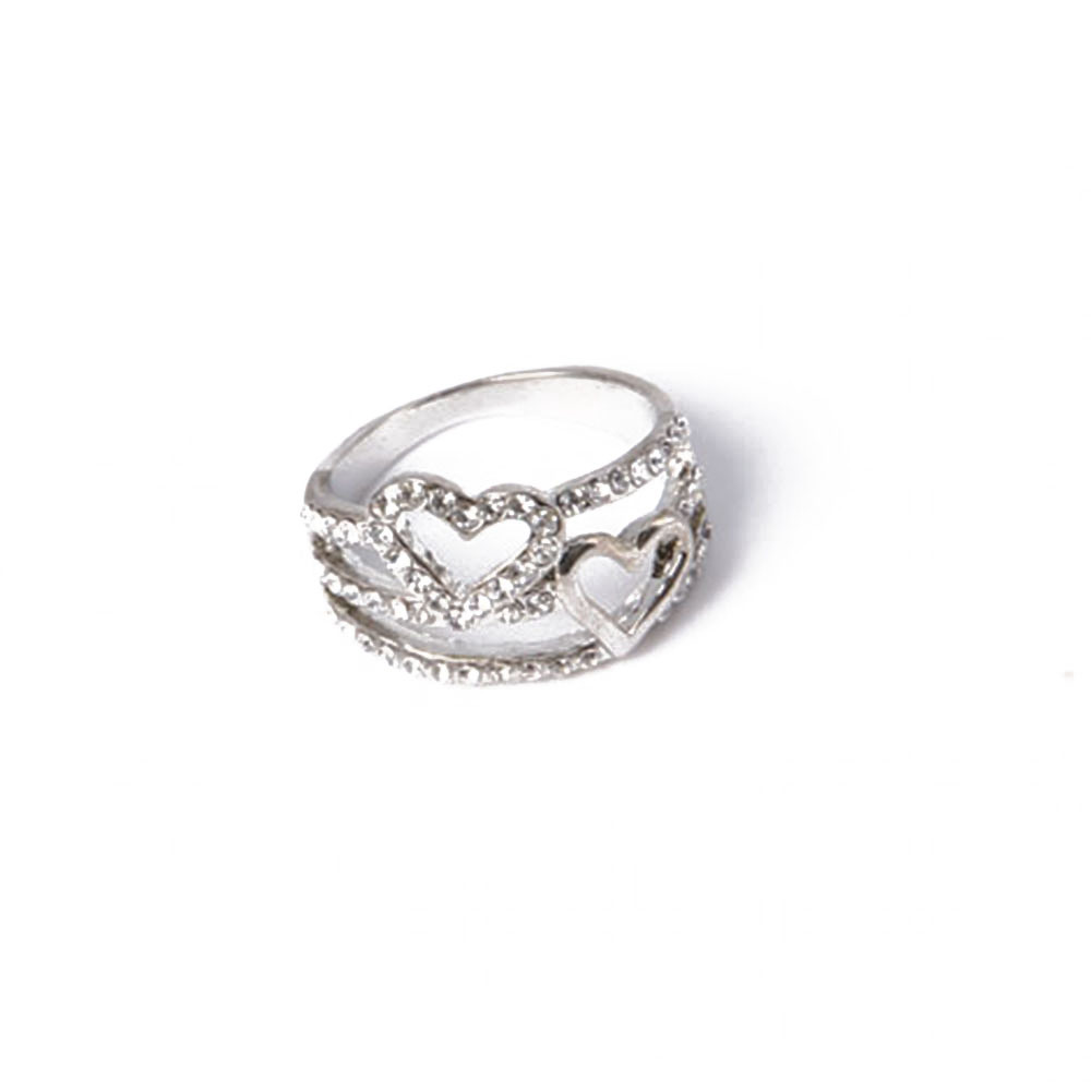 New Product Fashion Jewellery Silver Ring with Rhinestone