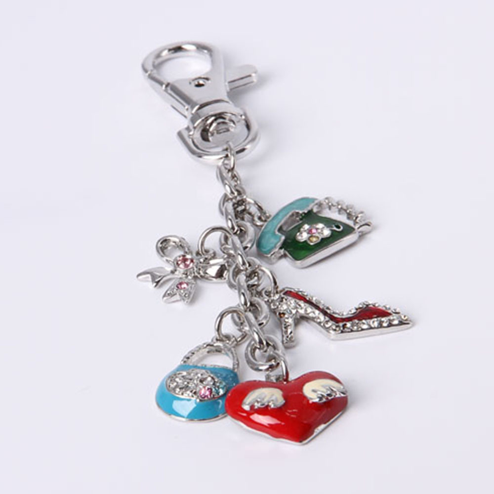 Wholesale Metal Promotional Keychain for Christmas Present