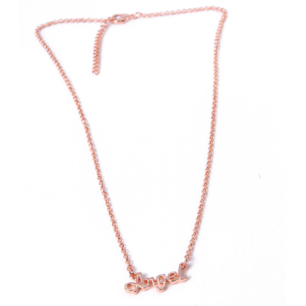 Wholesale Fashion Jewelry Gold Heart-Shaped Pendant Necklace