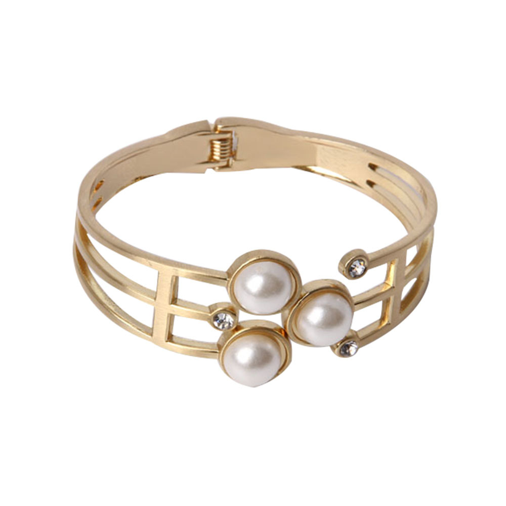 Wholesale Fashion Gold Bracelet Jewelry Woven Pattern