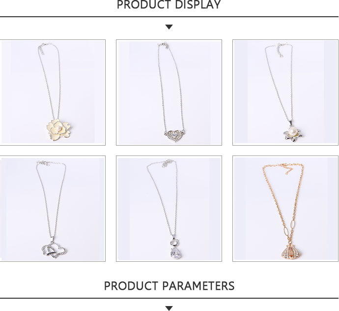 Hotsales Fashion Jewelry Silver Pearl Pendant Necklace