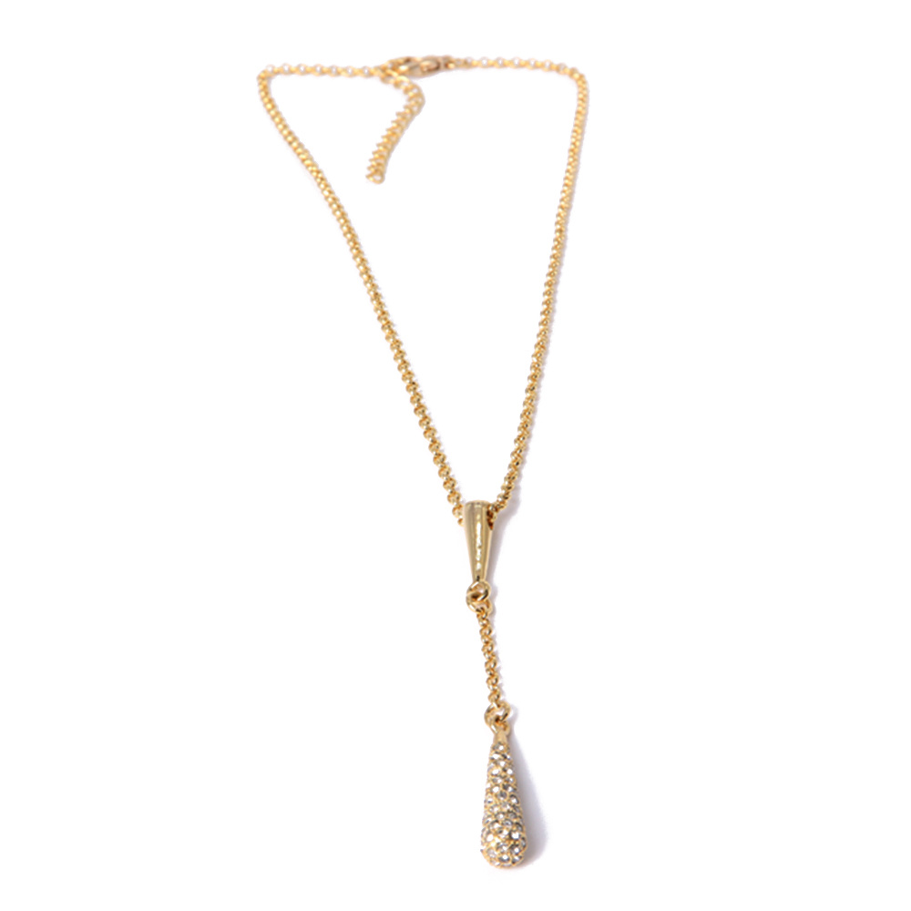 Popular Fashion Jewelry Gold Long Pendant Necklace
