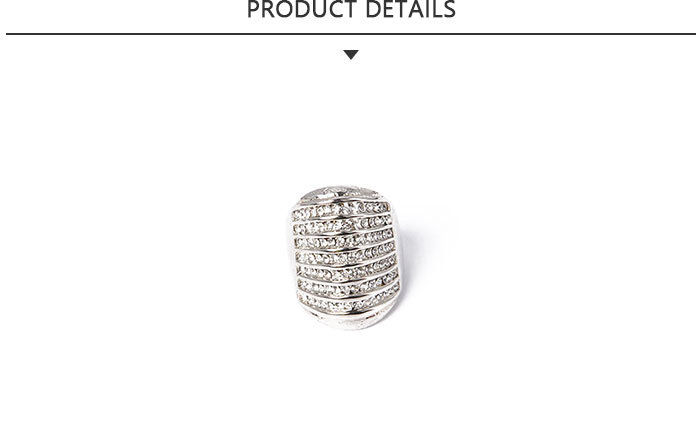 New Fashion Jewelry Silver Ring with Seven Drainage Drill