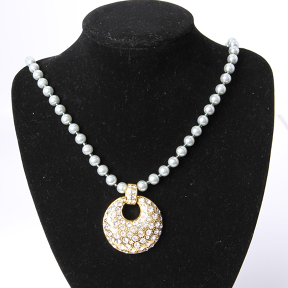 Good Quality Fashion Jewellery Gold Pearl Beaded Necklace