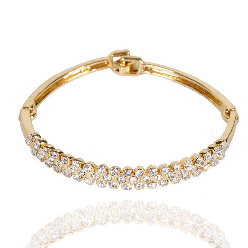 Luxury Stylish Diamond Gold Bangle