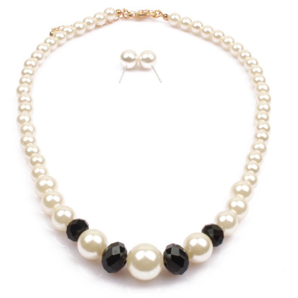 Quality Most Popular Fashion Peal Bead Necklace Jewelry Set