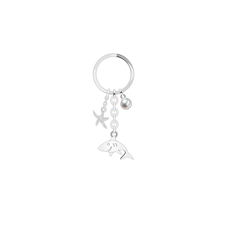 Ocean Series Starfish Dolphin Silver Jewelry Set