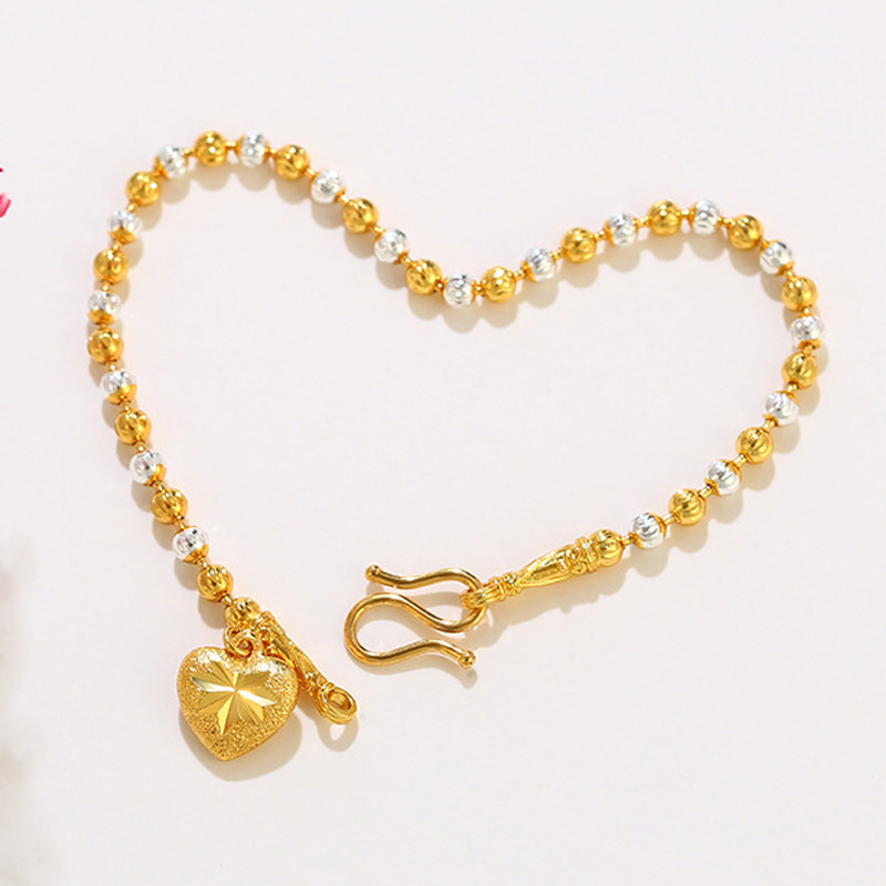 Sargent Two-Color Bracelet Women′s Design Sense Niche European and American Fashion High-Grade Hand Jewelry