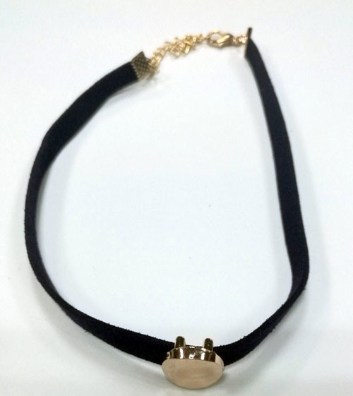 Triangle Charm Fashion with Enamel Necklace Choker