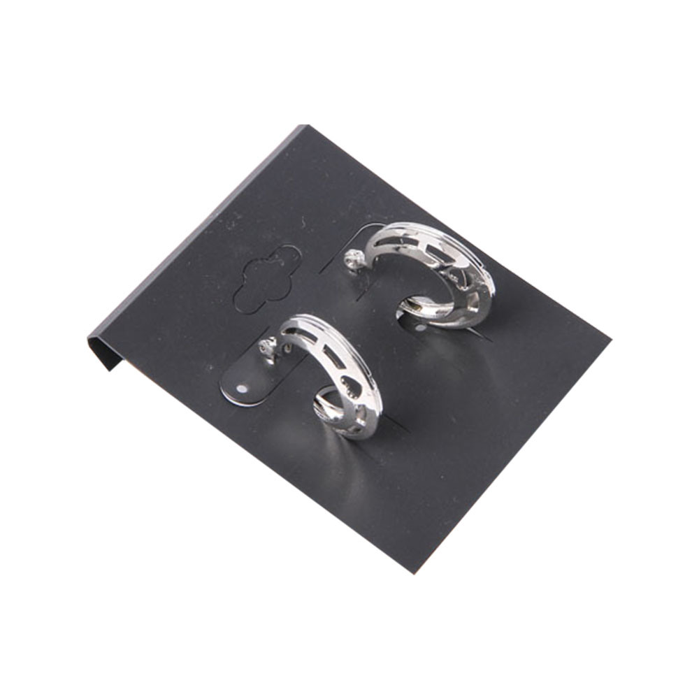 Lightweight Fashion Jewelry Silver Hollow Earrings