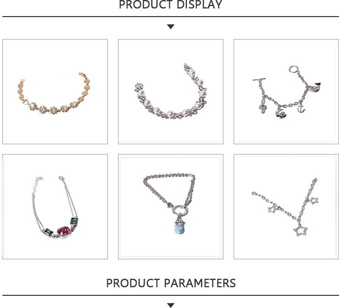 Quality Fashion Jewelry Charm Silver Bracelet with Star