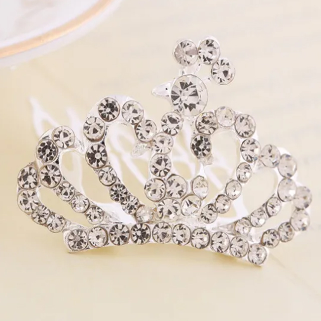 Fashion Hair Claws with Crown with Diamond