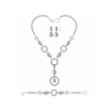 Fashion Necklace Choker with Rounded Charms with Rhinestones in Good Quality 