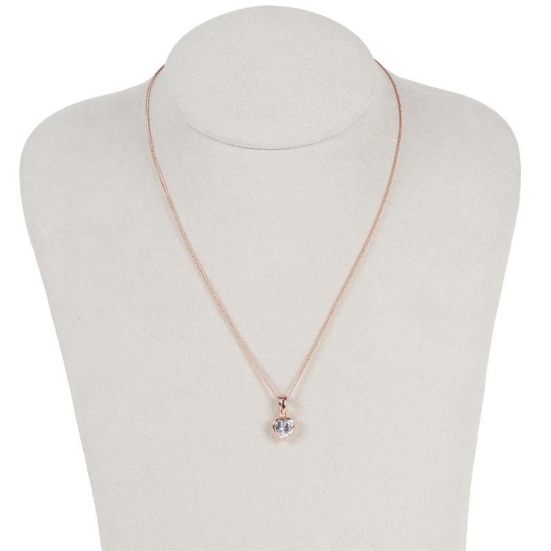 Succinct Compact Pendant Alloy Ruby Pearl Necklace