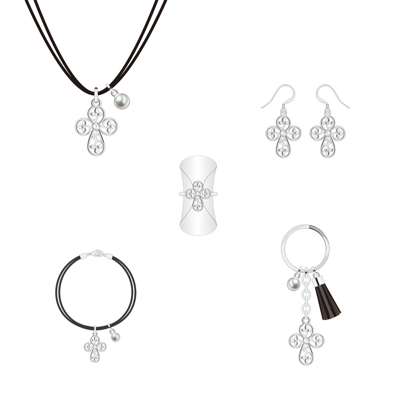 Summer Fashion Classic Design Flower Jewelry Set