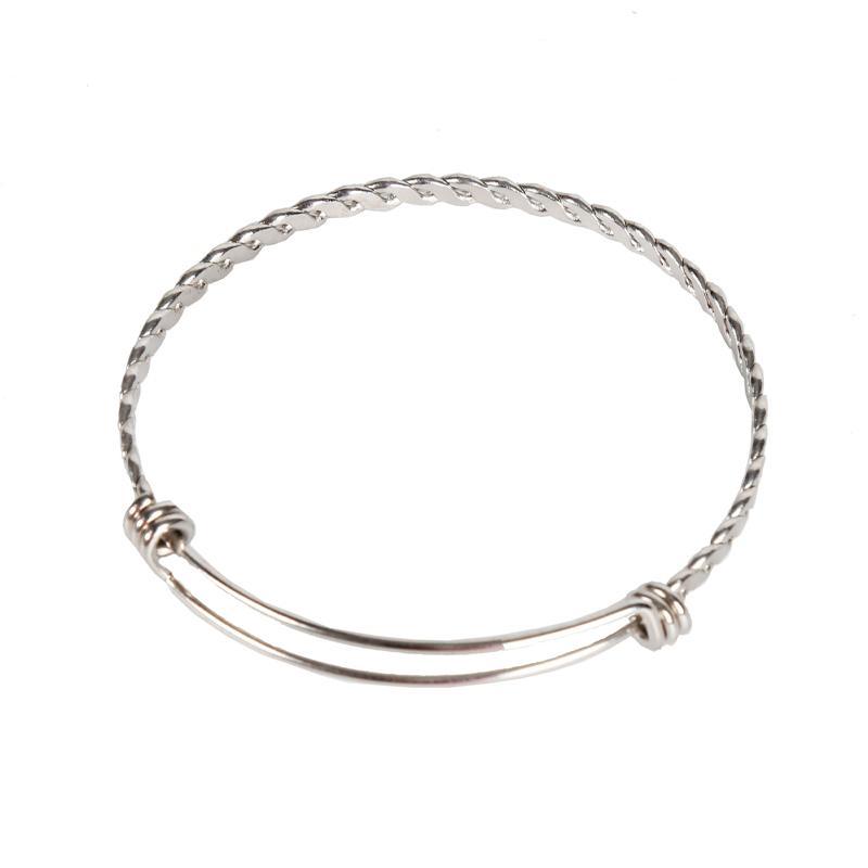 Chinese Style Knot Design Silver Bracelet