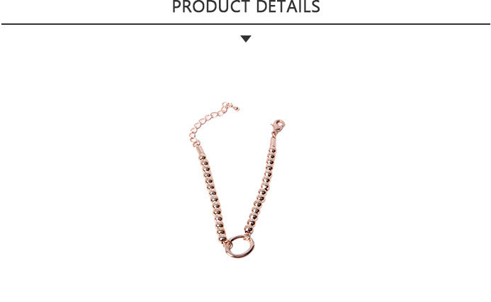 Adjustable Fashion Jewelry Rope Bracelet with Ring