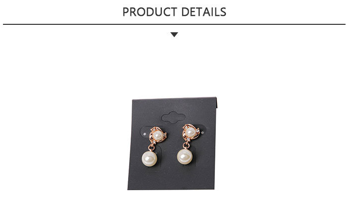 Most Popular Fashion Jewelry Silver Pearl Earrrings