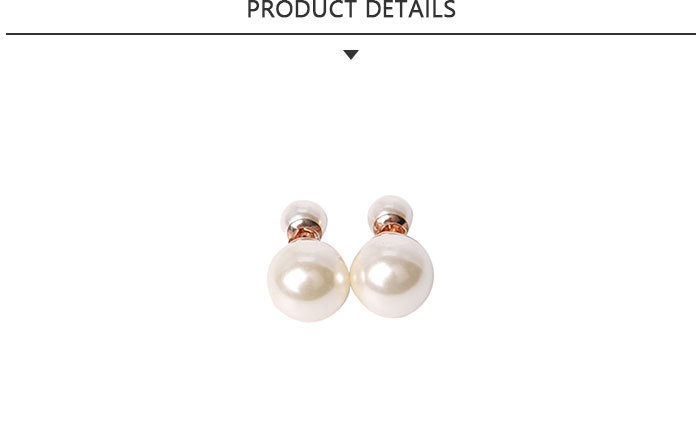 Year Fashion Jewelry Gold Pearl Earrrings