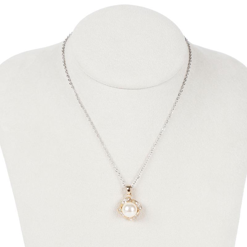 French Hepburn Style Bandage Design Alloy Necklace