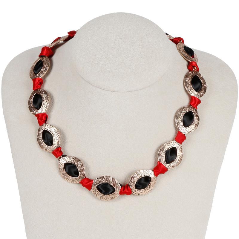 Fashion Accessory Alloy Beaded Necklace