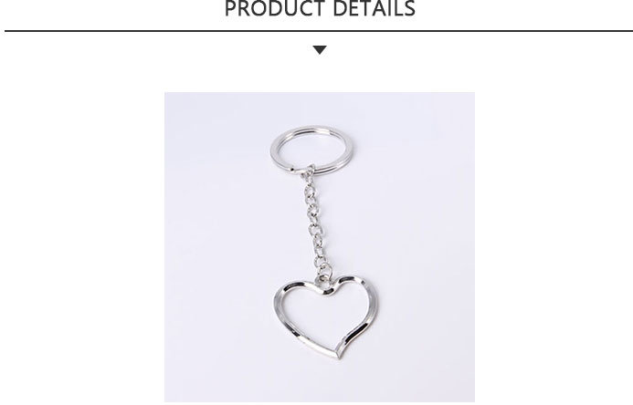 Fashion Alloy Keychain with Love Shape