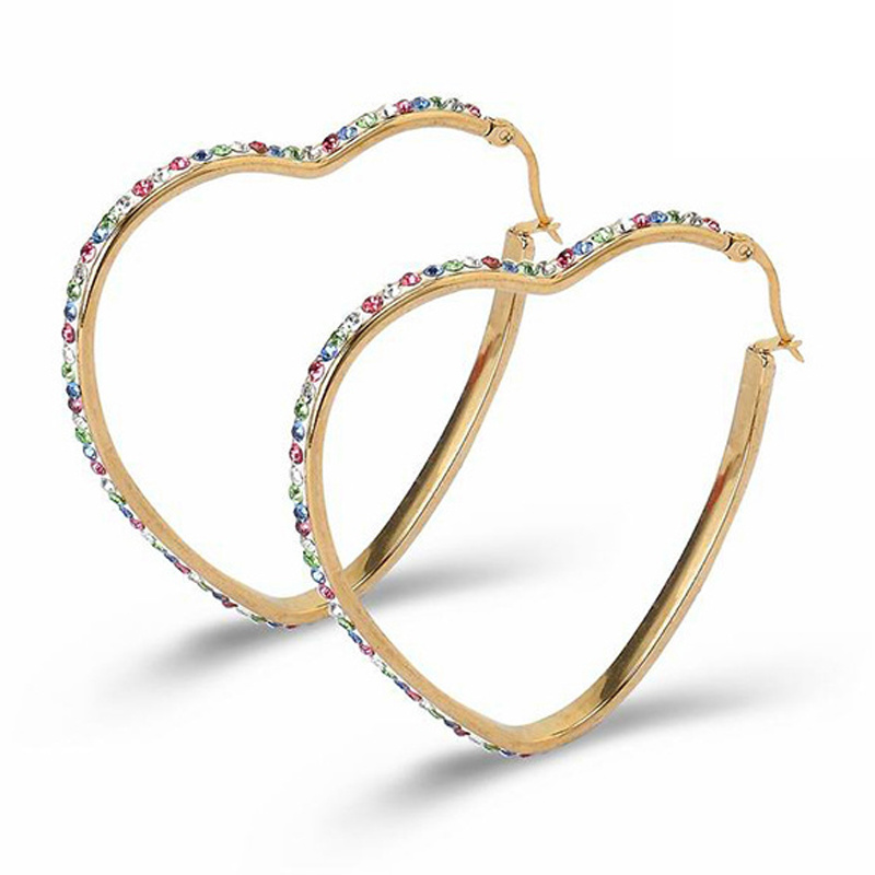 New Premium Heart-Sensitive Light Luxury Net Red All The Earrings