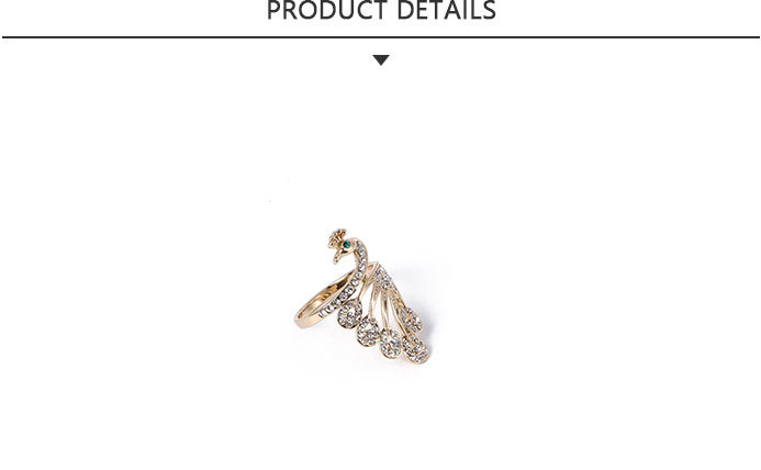 Quality Most Popular Fashion Jewelry Swan Type Glod Ring