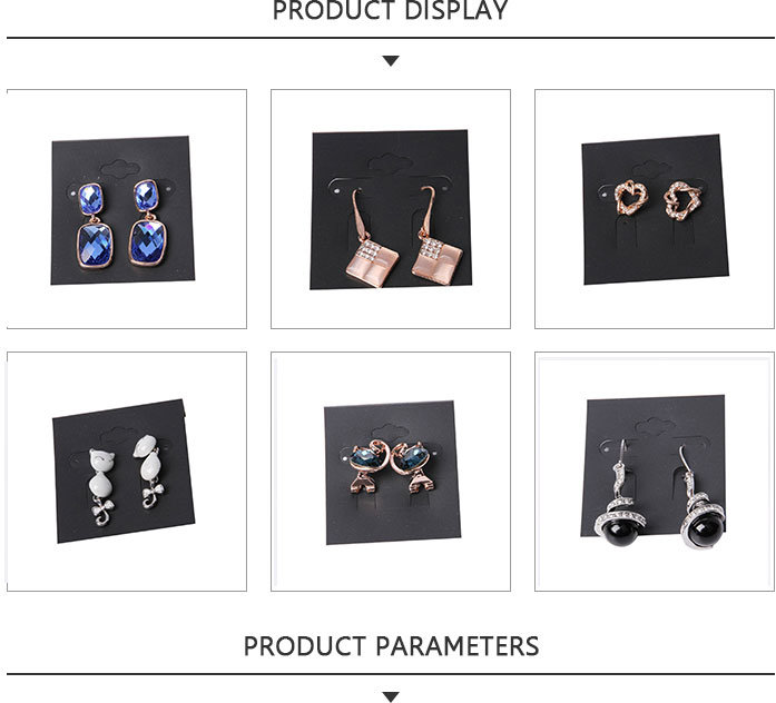 New Fashion Jewelry Silver Black Rhinestone Pendant Earrings