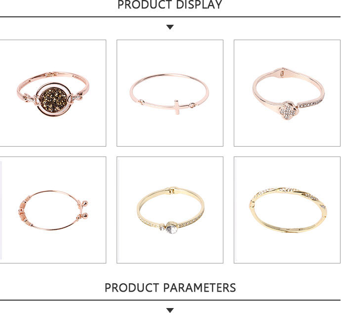 Professioanl Gold Jewelry Bracelet with Rhinestone