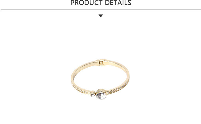 Fashion Gold Jewelry Bracelet with Fine Drill