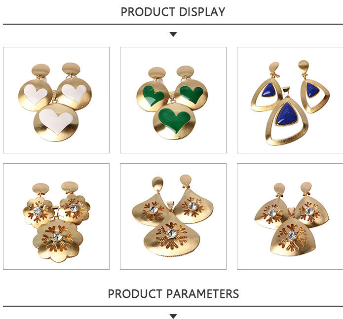 New Design Fashion Gold Plating Snowflake Jewelry Set