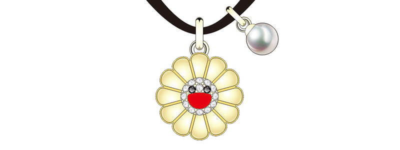 Factory Produce Golden Smiley Chrysanthemum Jewelry Set