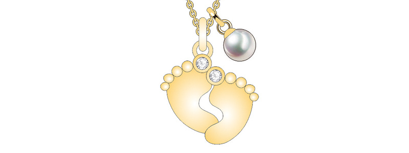 Super Selling Exclusive Custom Golden Feet Jewelry Set