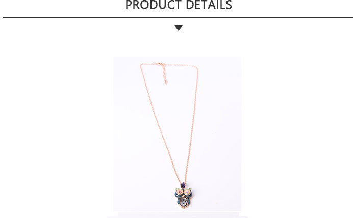 Year Fashion Jewelry Owl Shape Gold Pendant Necklace