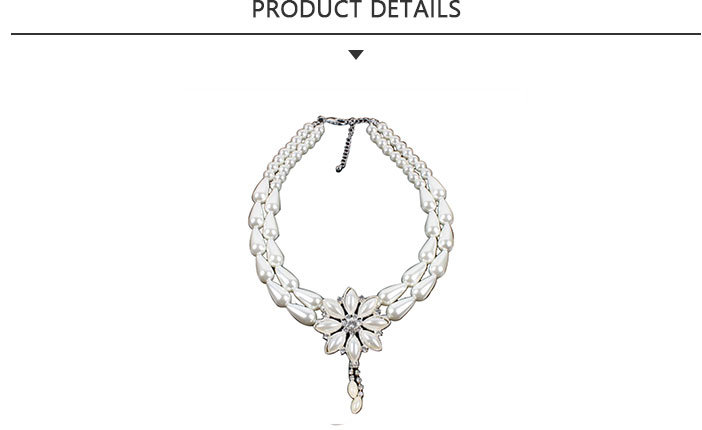 Factory Supply Fashion Jewelry Pearl Bead Necklace