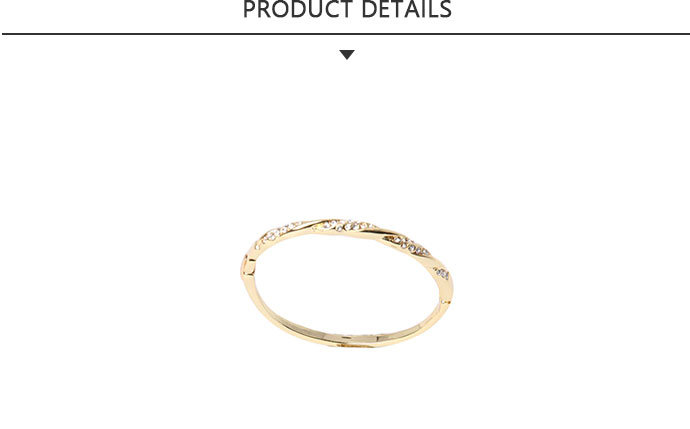 Professioanl Gold Jewelry Bracelet with Rhinestone