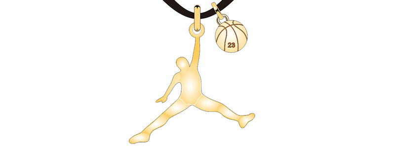 Best Fashion Basketball Golden Imitation Jewelry