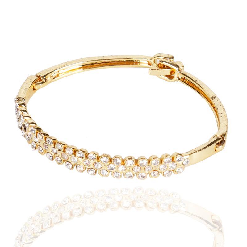 Luxury Stylish Diamond Gold Bangle