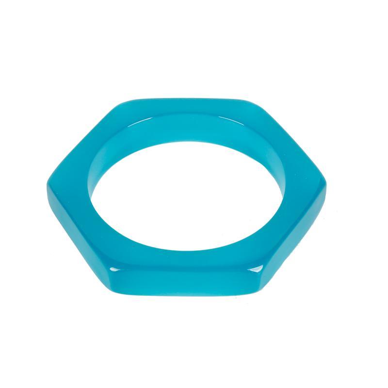 Three Colors Hexagonal Fashion Avant-Garde Bangle