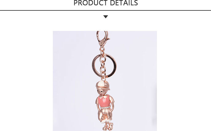 Exquisite Keychain Cute Boy Shape Promotional Gift Keychain