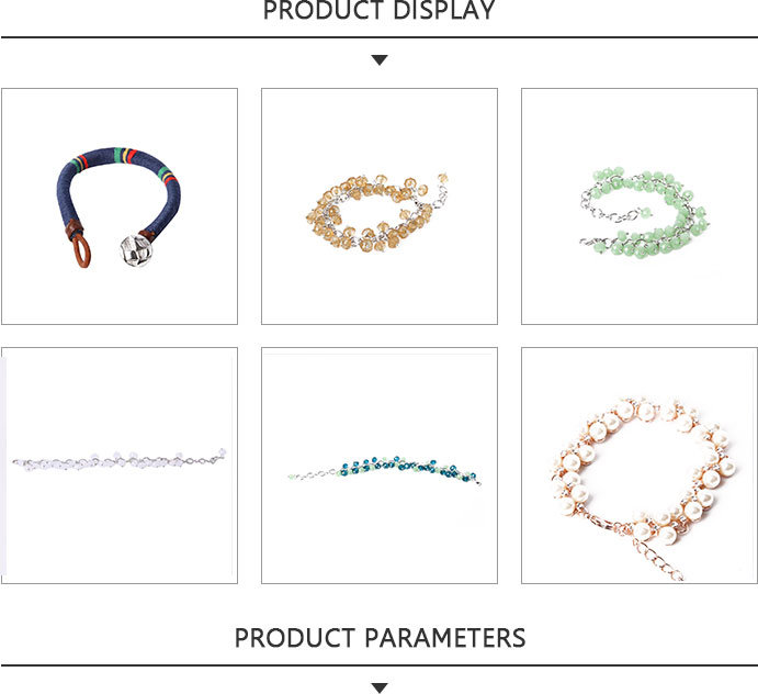 New Product Charm Pearl Chain Bracelet White