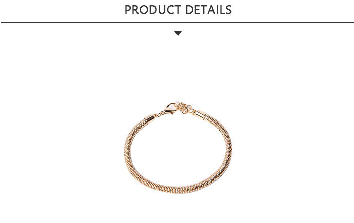 Hot Sale Fashion Jewelry Gold Rope Bracelet