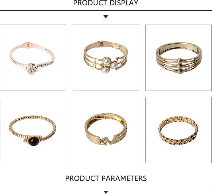 Wholesale Fashion Gold Bracelet Jewelry Woven Pattern