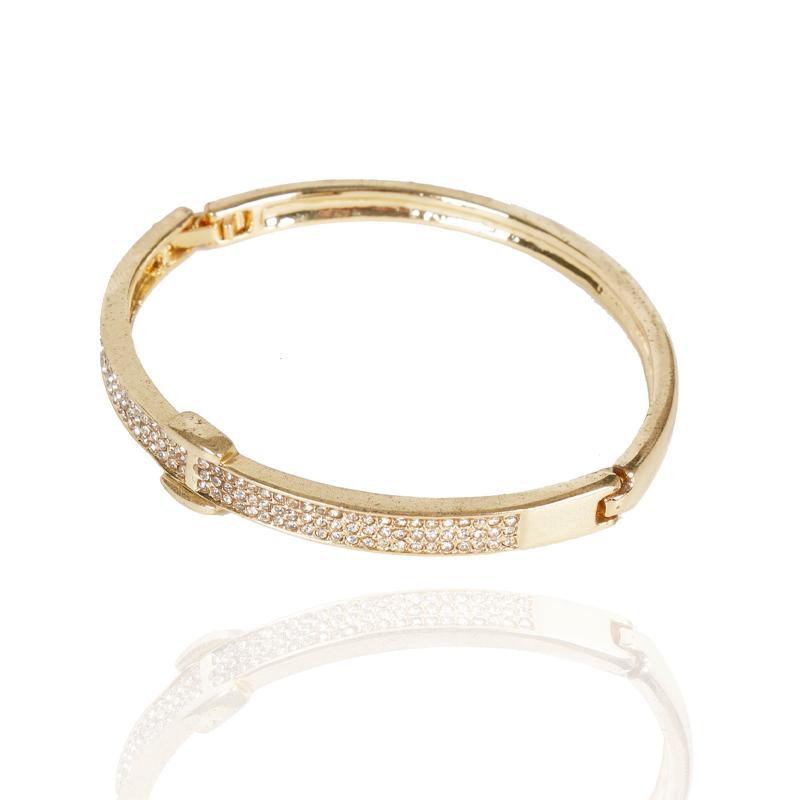 Luxury Stylish Diamond Rose Gold Bangle